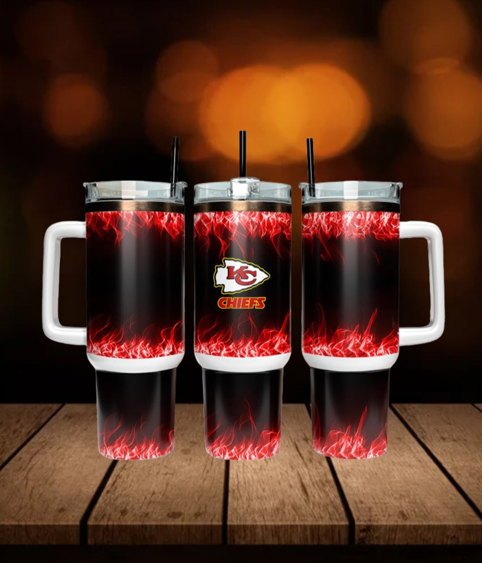 40oz  Cheifs inspired Tumbler