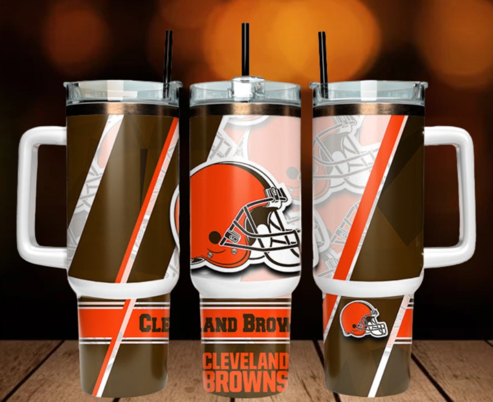 40oz  Browns inspired Tumbler