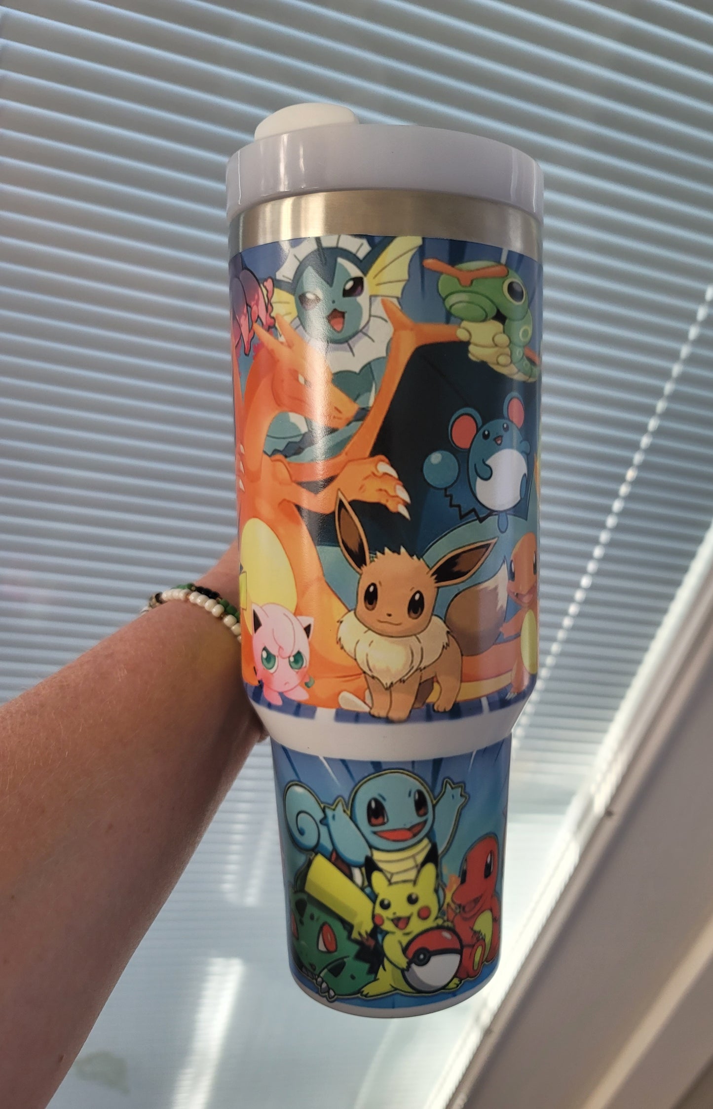 40oz Pokémon glow in the dark tumbler dupe