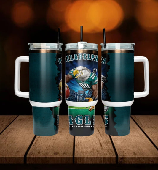 40oz Eagles tumbler