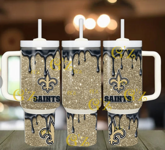 40oz  Saints inspired Tumbler
