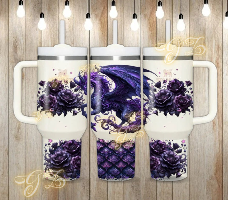 40oz Purple drag wrap digital download