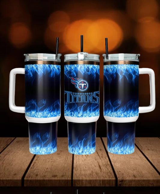 40oz  Titans inspired Tumbler