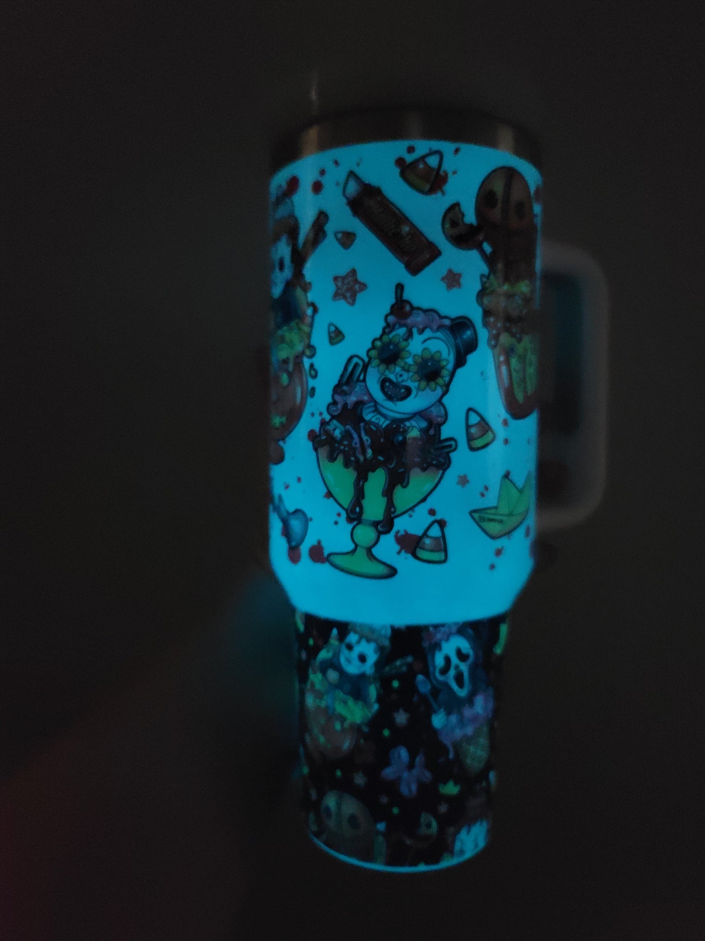 40oz Horror squad and ice cream inspired Tumbler