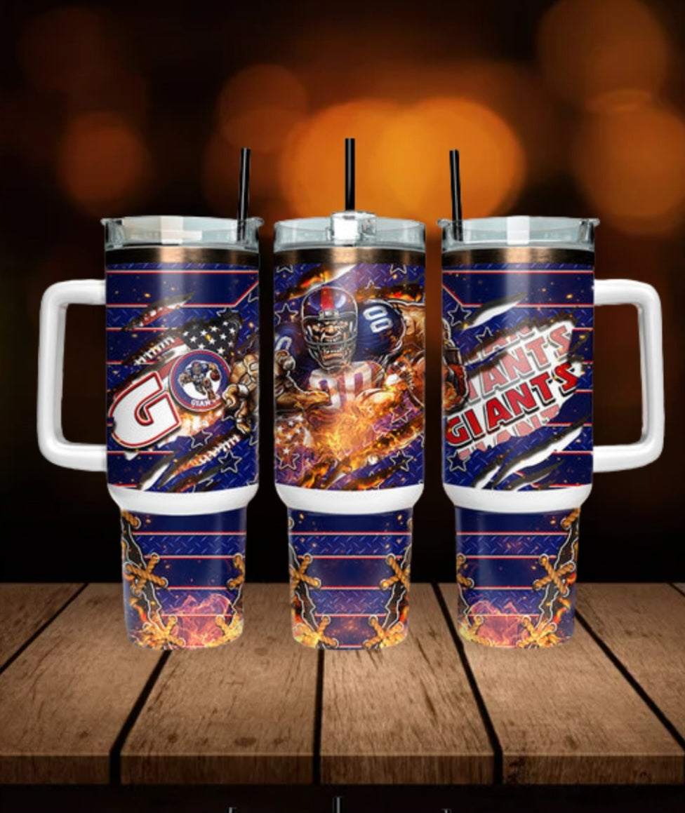 40oz  NY Giants inspired Tumbler