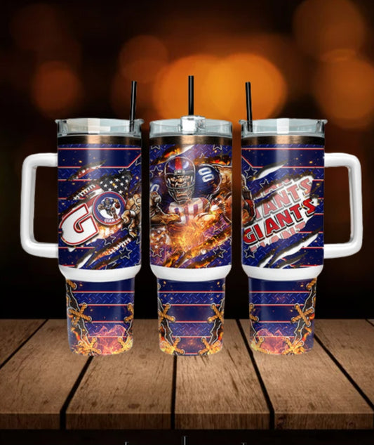 40oz  NY Giants inspired Tumbler