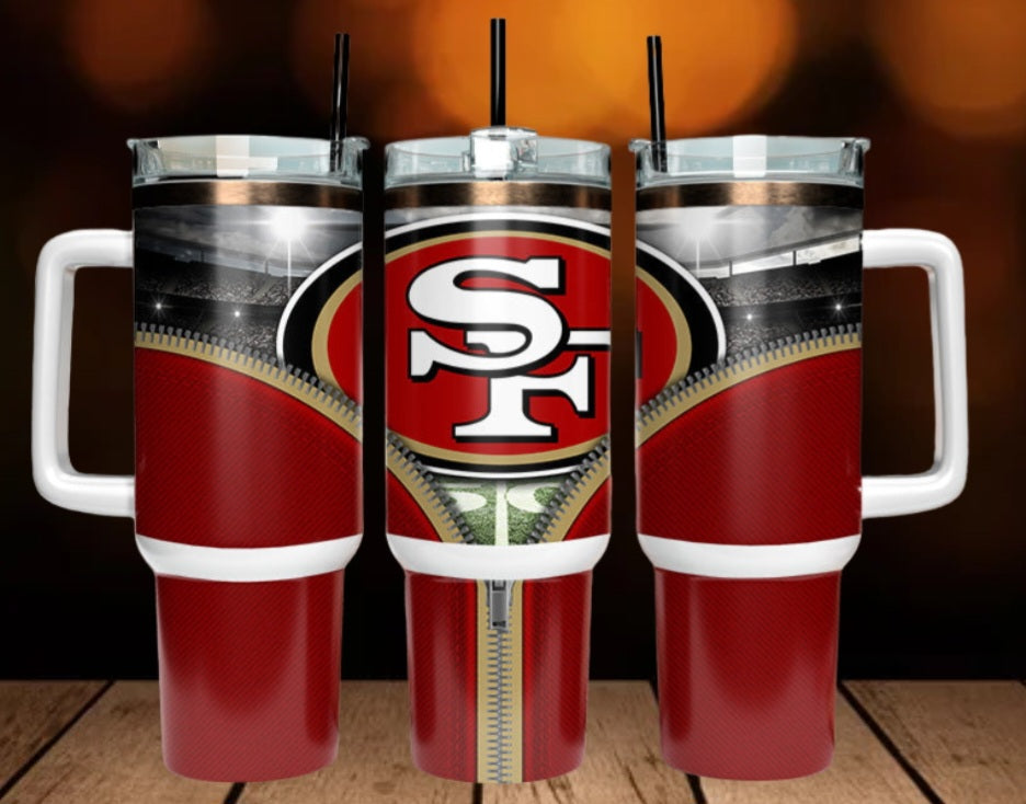 40oz  49ners inspired Tumbler