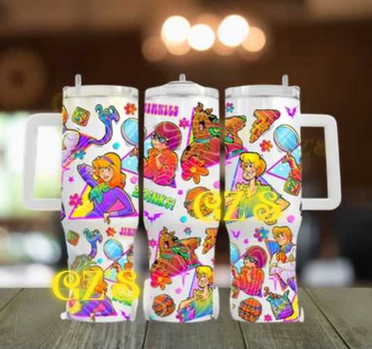 40oz  Scooby-Doo inspired tumbler