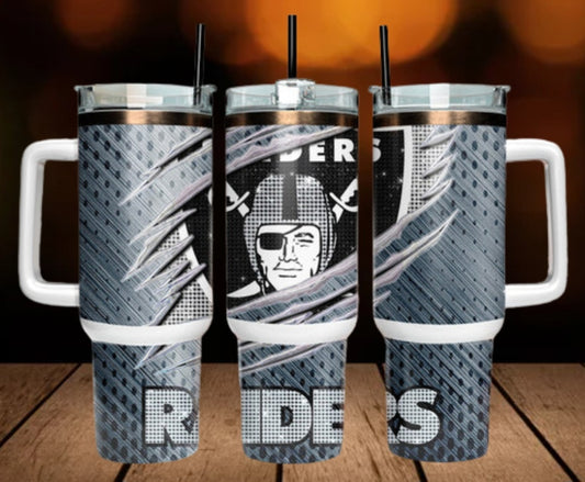 40oz  Raiders inspired Tumbler